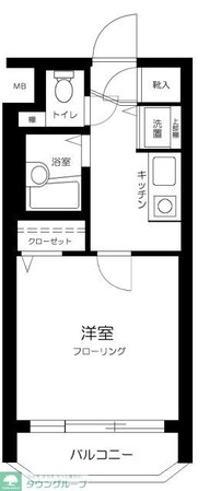 フェニックス幡ヶ谷壱番館の物件間取画像